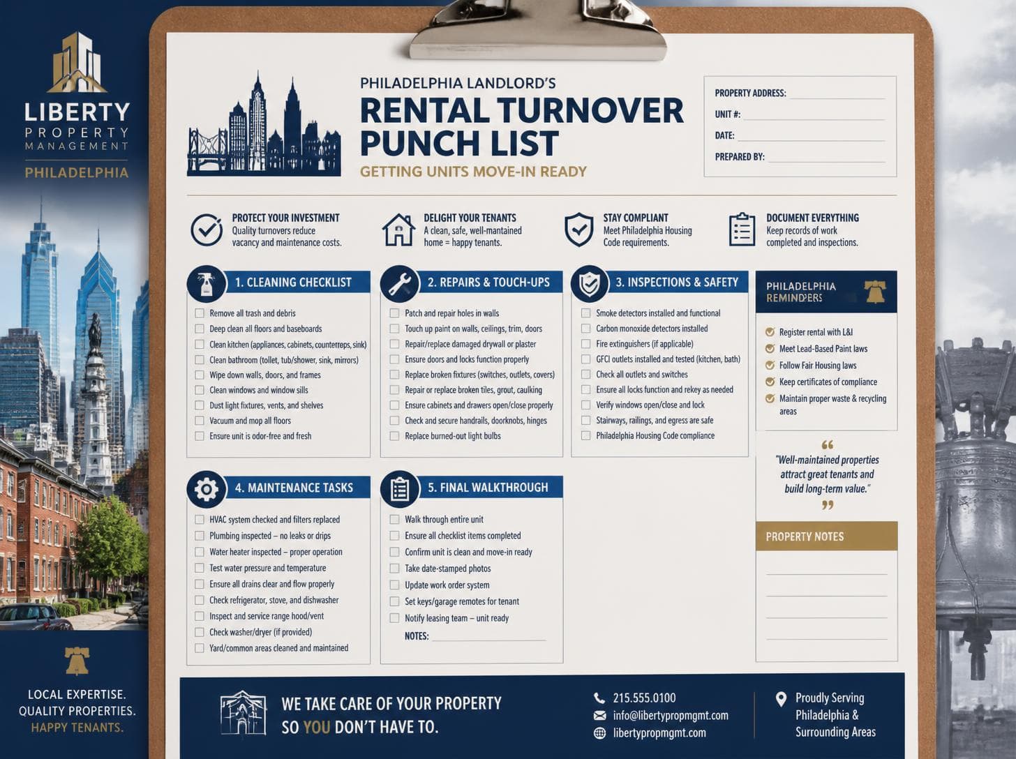 Philadelphia home repair resource image for Spring Home Maintenance in Philadelphia — What to Check When the Weather Breaks.